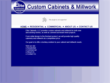 Tablet Screenshot of elite-cabinets.com